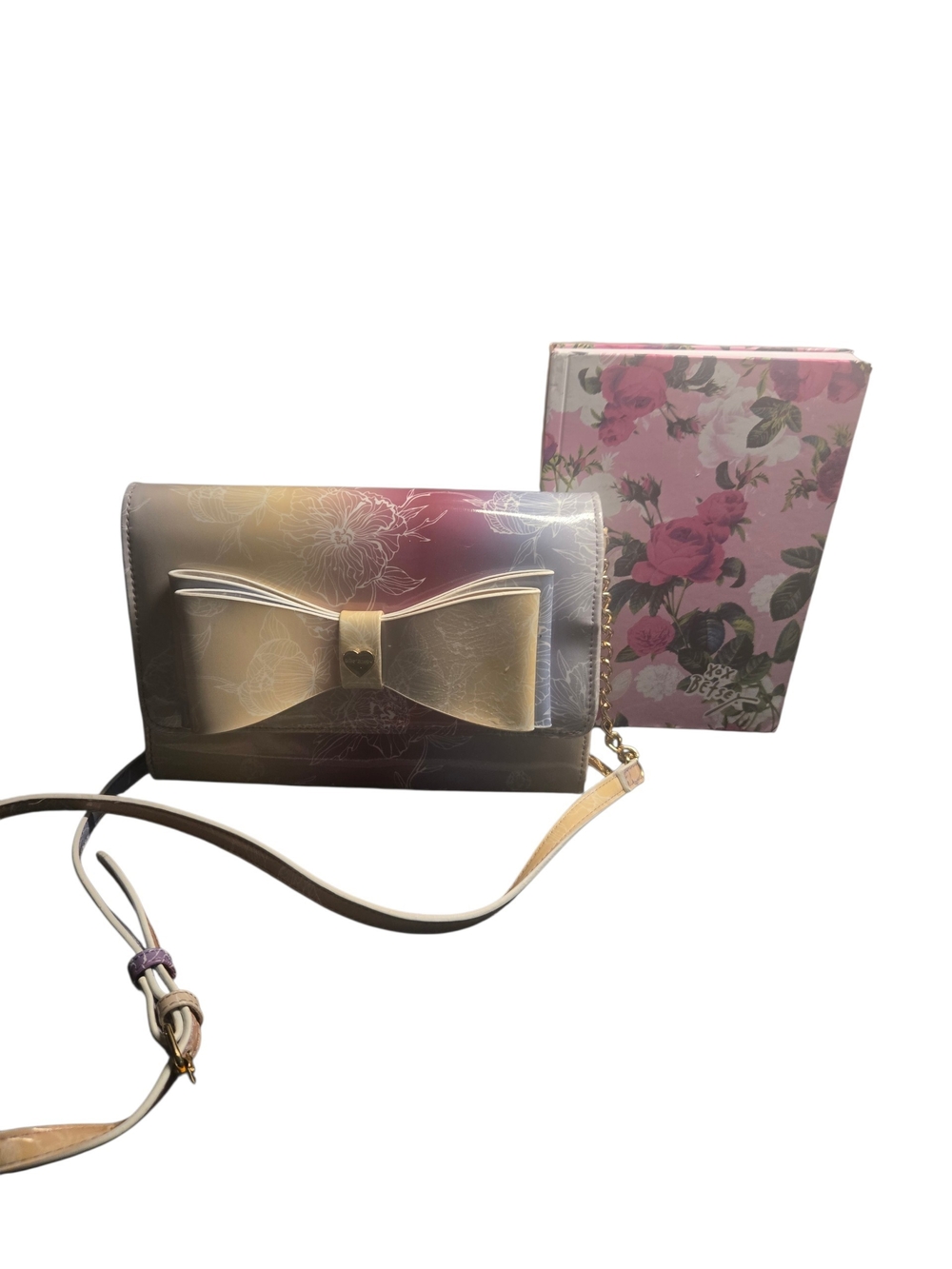 Betsey Johnson Crossbody & Journal Combo